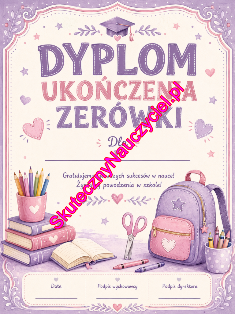 Dyplom ukończenia Zerówki – PDF do druku (3)
