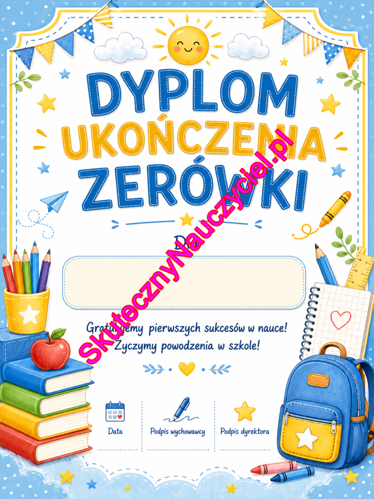 Dyplom ukończenia Zerówki – PDF do druku (4)