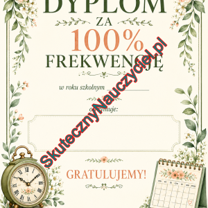 Dyplom za 100% frekwencję – do druku PDF (15)