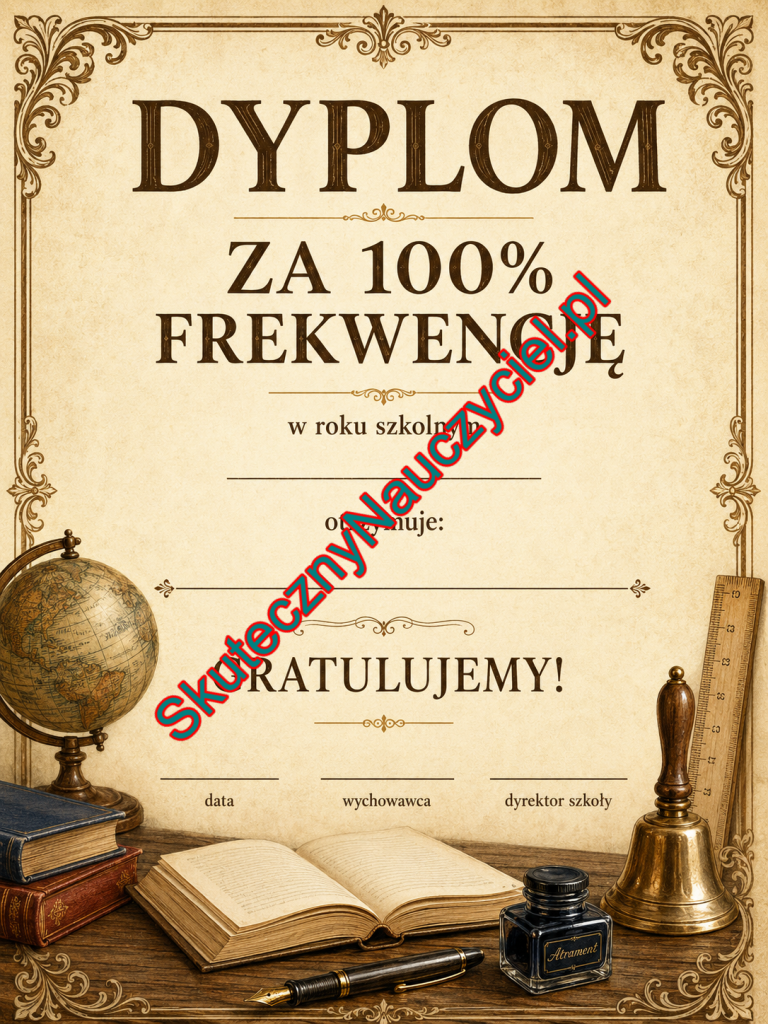 Dyplom za 100% frekwencję – do druku PDF (36)