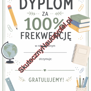 Dyplom za 100% frekwencję – do druku PDF (39)