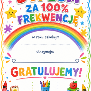 Dyplom za 100% frekwencję – do druku PDF (5)