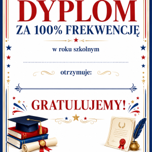 Dyplom za 100% frekwencję – do druku PDF (7)