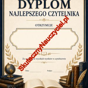 Dyplomy dla najlepszego czytelnika – PDF do druku (15)