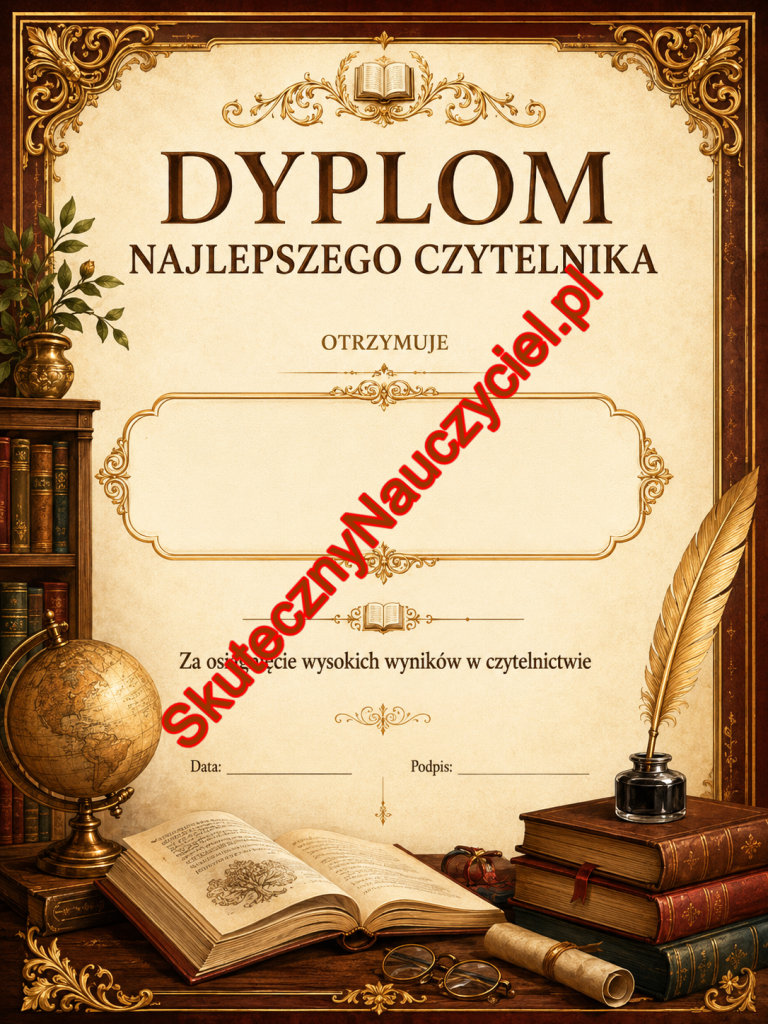Dyplomy dla najlepszego czytelnika – PDF do druku (22)