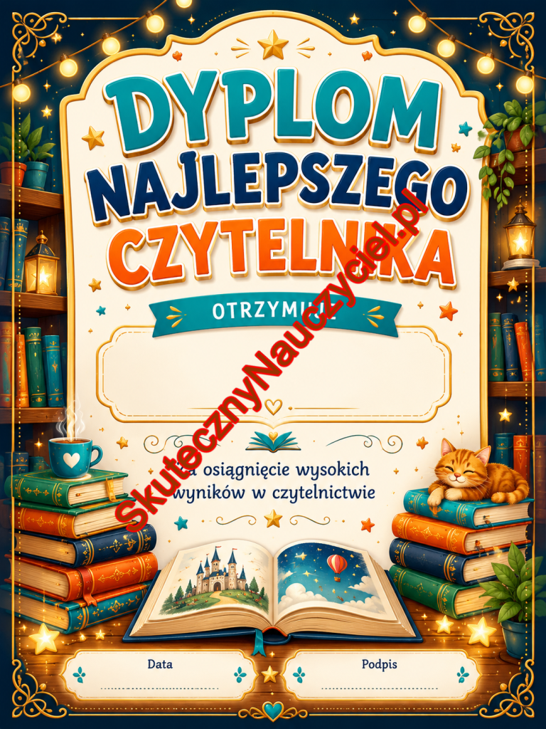 Dyplomy dla najlepszego czytelnika – PDF do druku (24)