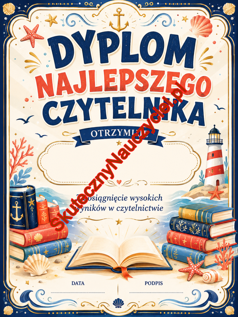 Dyplomy dla najlepszego czytelnika – PDF do druku (29)