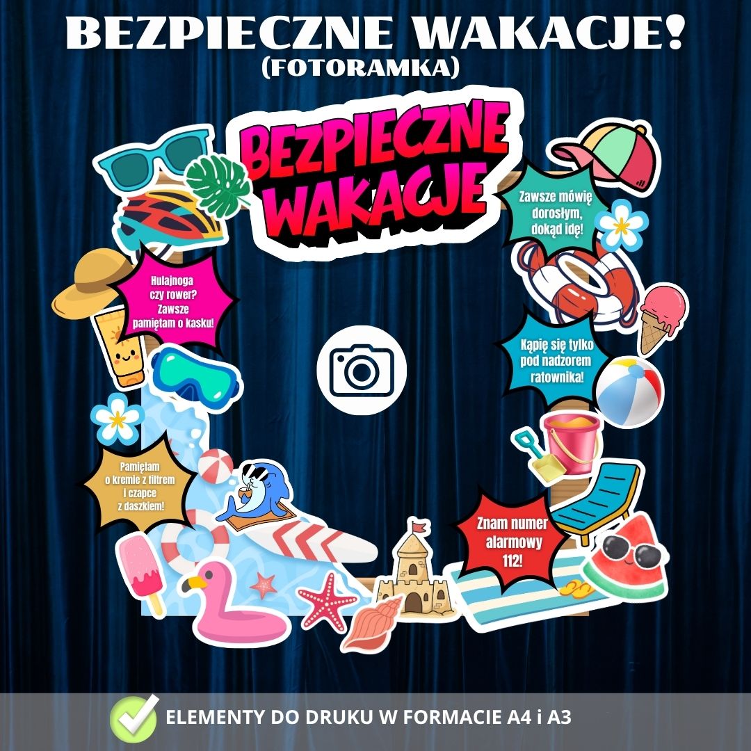 FOTORAMKA Bezpieczne Wakacje! – PDF do druku (4)