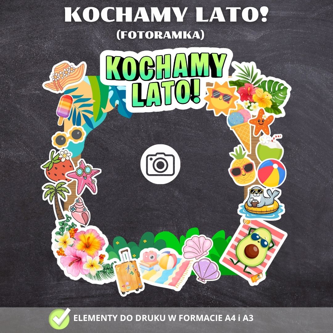 FOTORAMKA Kochamy Lato! – PDF do druku (1)