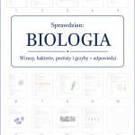 Sprawdzian z BIOLOGII (klasa 5 dział 3) – Wirusy, bakterie, protisty i grzyby + odpowiedzi