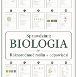 Sprawdzian z BIOLOGII (klasa 5 dział 5) – Różnorodność roślin + odpowiedzi