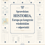 Sprawdzian z HISTORII PDF (klasa 7 dział 1) – Europa po kongresie wiedeńskim + odpowiedzi