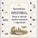 Sprawdzian z HISTORII PDF (klasa 7 dział 6) – Świat w okresie międzywojennym + odpowiedzi
