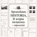Sprawdzian z HISTORII PDF (klasa 8 dział 1) – II wojna światowa + odpowiedzi