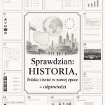 Sprawdzian z HISTORII PDF (klasa 8 dział 6) – Polska i świat w nowej epoce + odpowiedzi