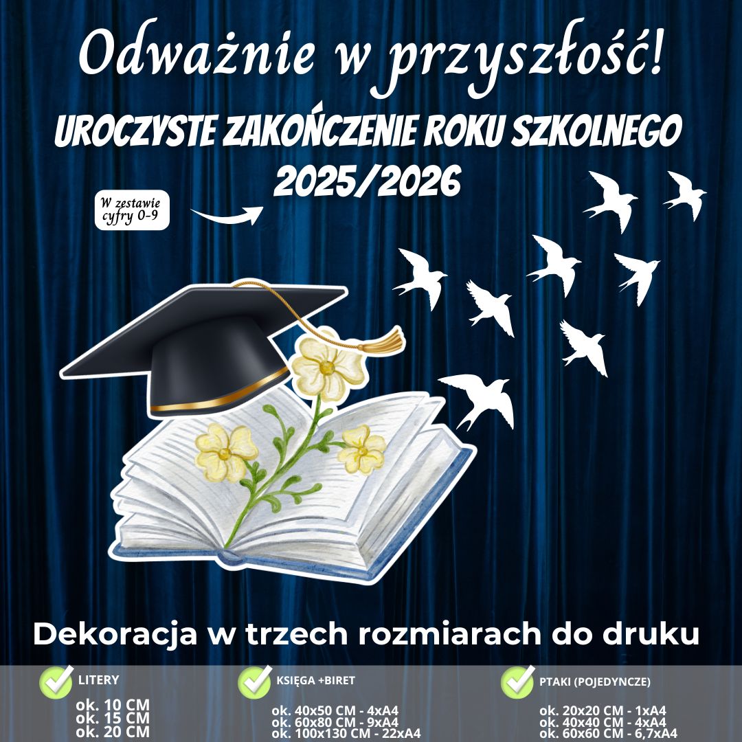 dekoracja-na-zakonczenie-roku-szkolnego-pdf-do-druku-biret-i-ptaki (4)