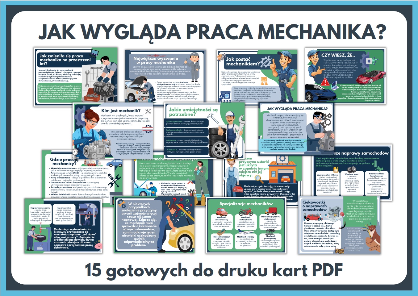 Jak wygląda praca mechanika? gazetka szkolna - prezentacja PDF