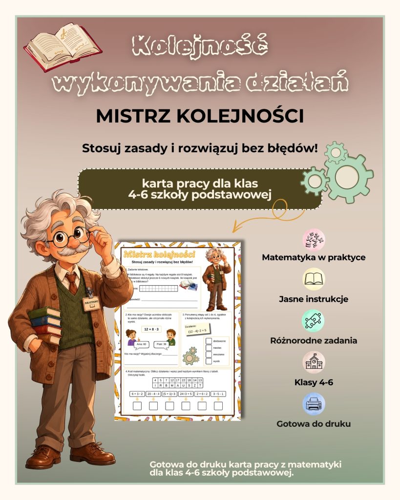 Kolejno Wykonywania Dzia a Mistrz Kolejno ci Karta Pracy PDF 