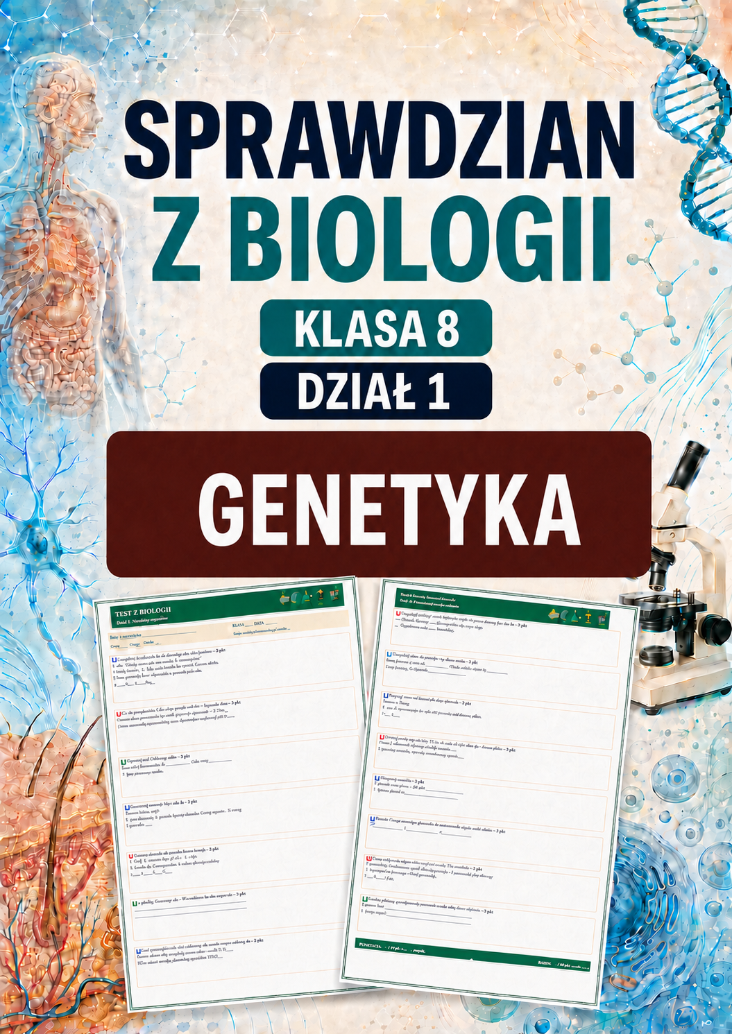 sprawdzian-z-biologii-klasa-8-dzial-1-genetyka-odpowiedzi