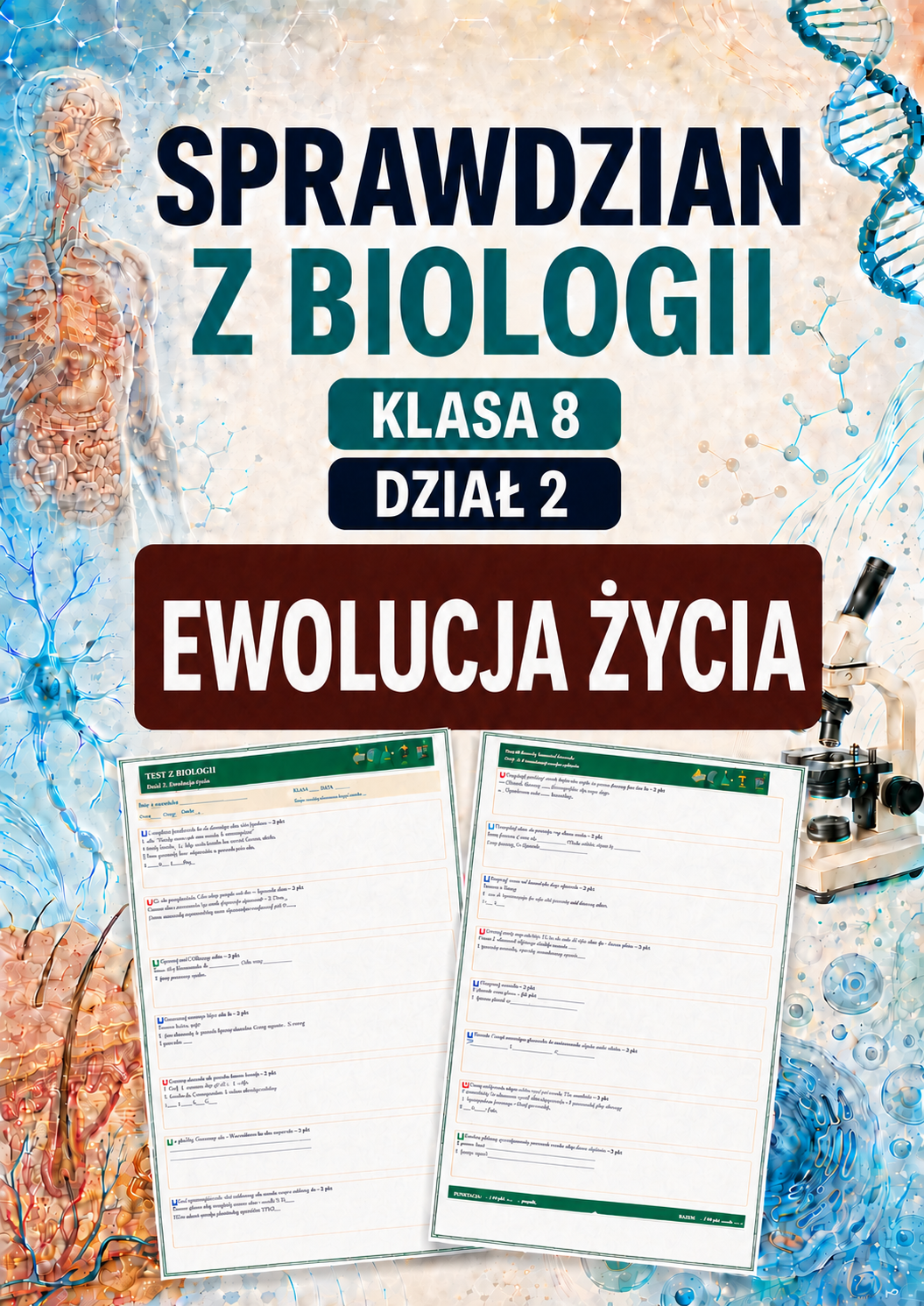 sprawdzian-z-biologii-klasa-8-dzial-2-ewolucja-zycia-odpowiedzi