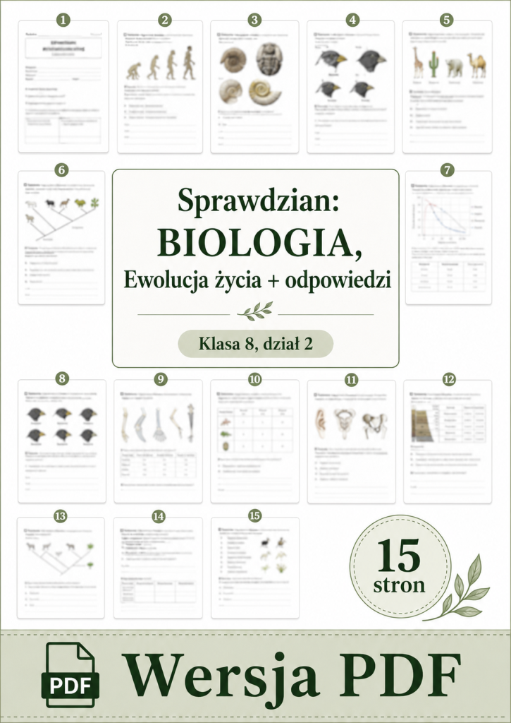 sprawdzian-z-biologii-klasa-8-dzial-2-ewolucja-zycia-odpowiedzi