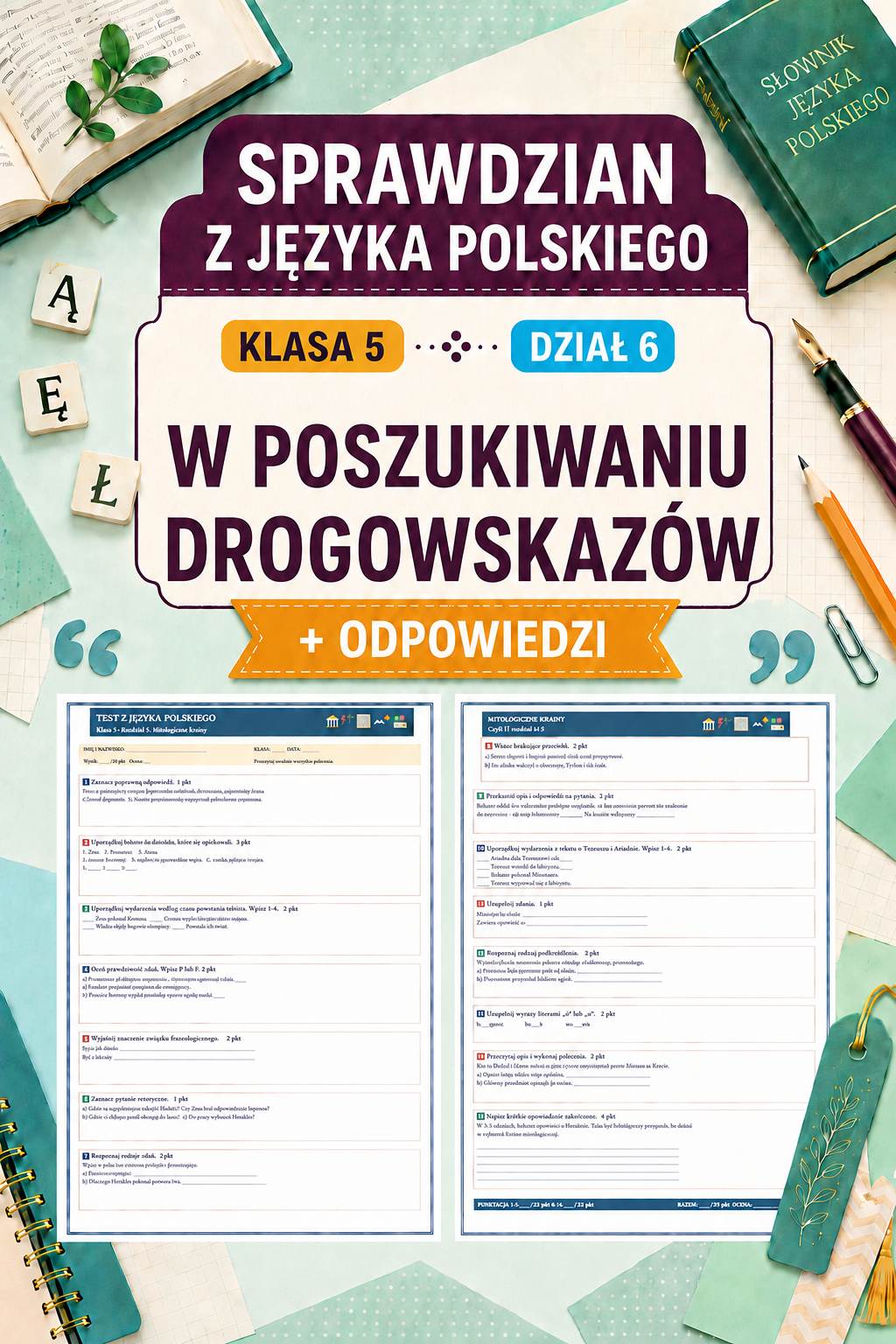 sprawdzian-z-jezyka-polskiego-pdf-klasa-5-dzial-6-w-poszukiwaniu-drogowskazow-odpowiedzi