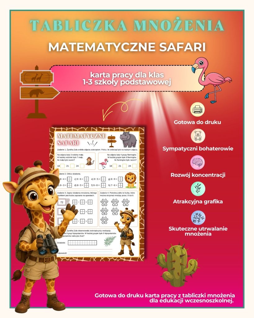 tabliczka-mnozenia-matematyczne-safari-karta-pracy-pdf-do-druku