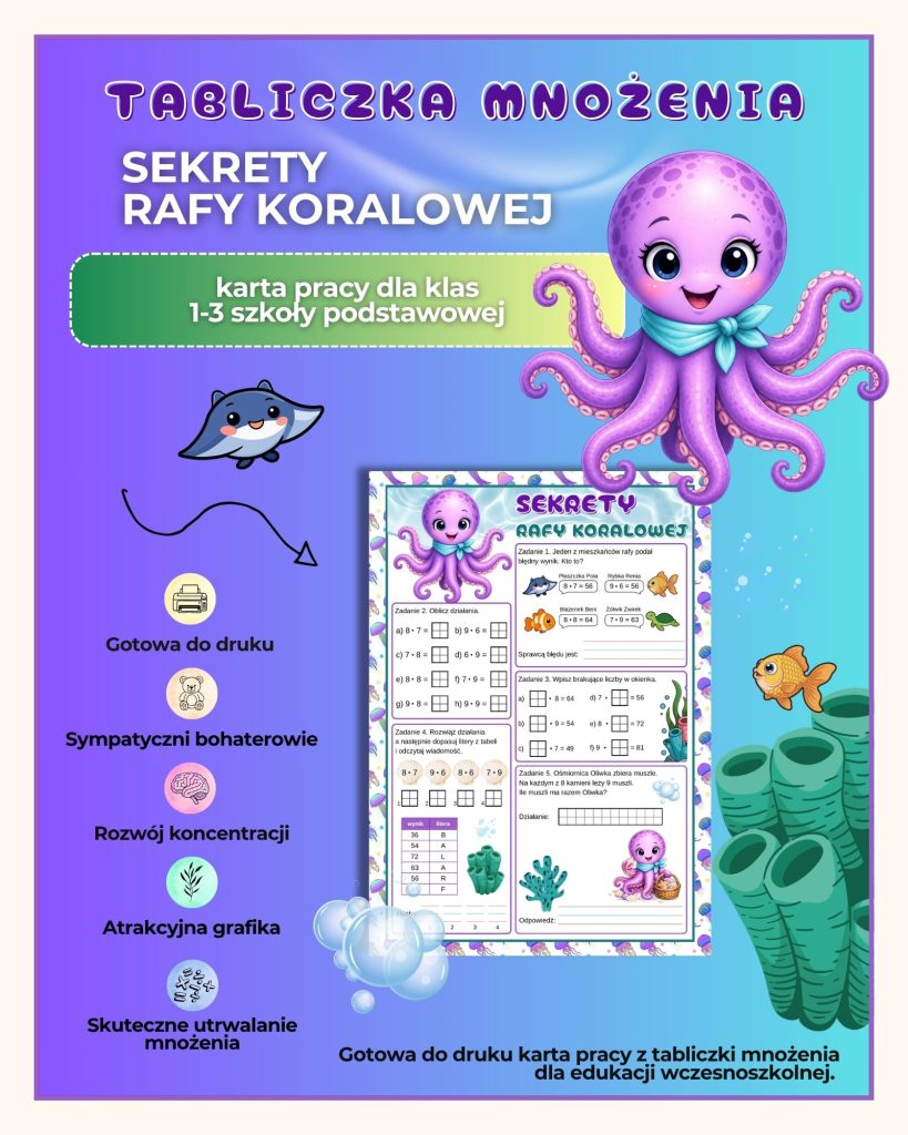 tabliczka-mnozenia-sekrety-rafy-koralowej-karta-pracy-pdf-do-druku
