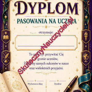Dyplom pasowania na ucznia – do druku PDF (9)