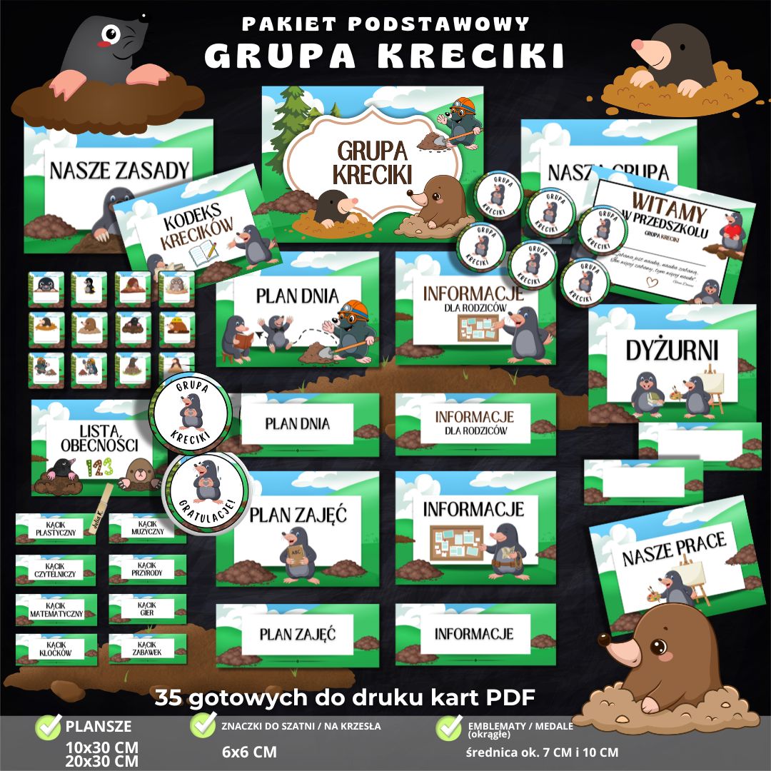 Grupa Kreciki – pakiet grupowy na start – zestaw 24 elementów PDF (1)
