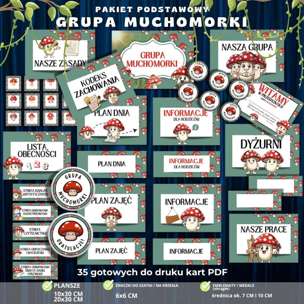 Grupa Muchomorki – pakiet grupowy na start – zestaw 24 elementów PDF (3)