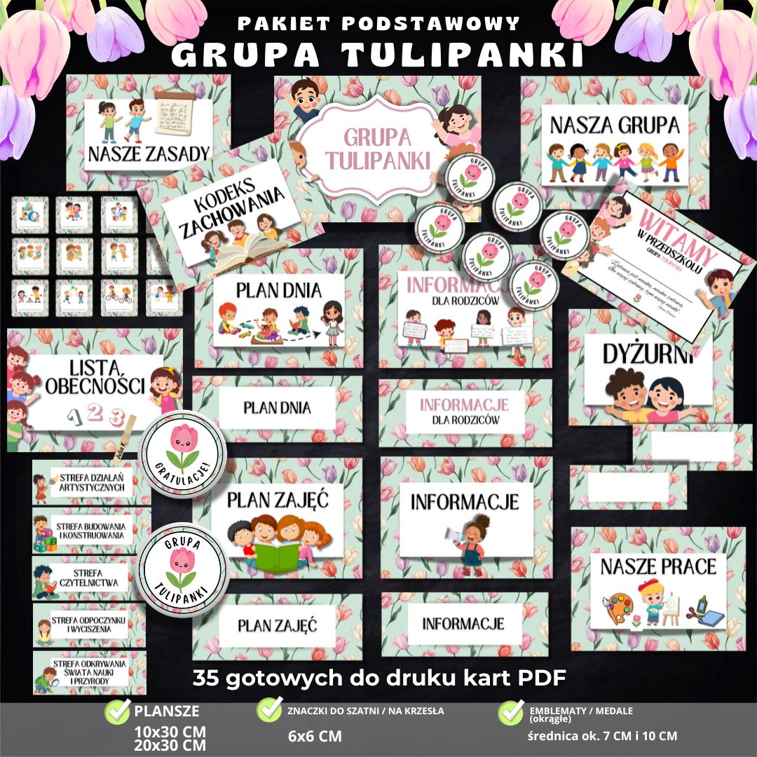 Grupa Tulipanki – pakiet grupowy na start – zestaw 24 elementów PDF (1)