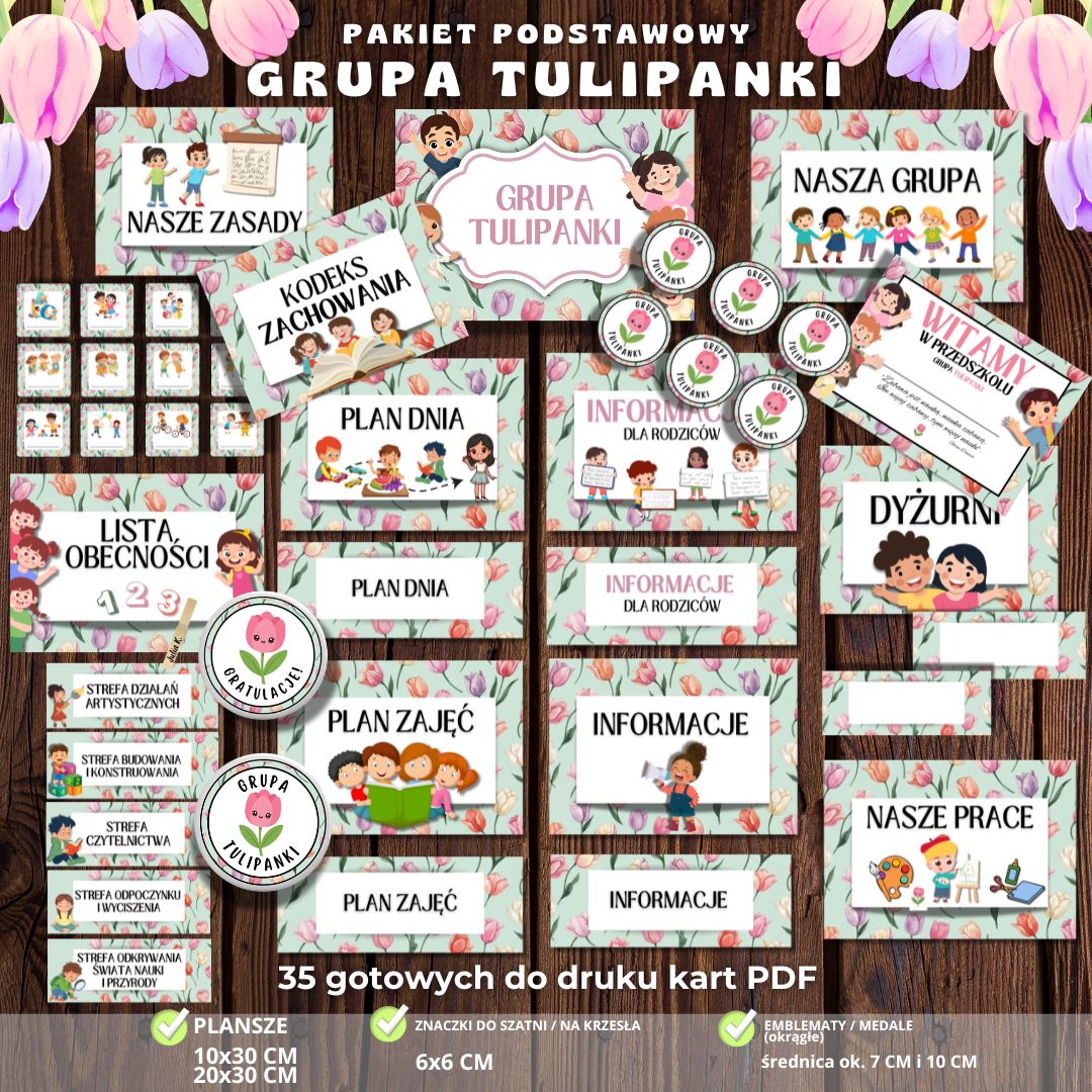 Grupa Tulipanki – pakiet grupowy na start – zestaw 24 elementów PDF (2)