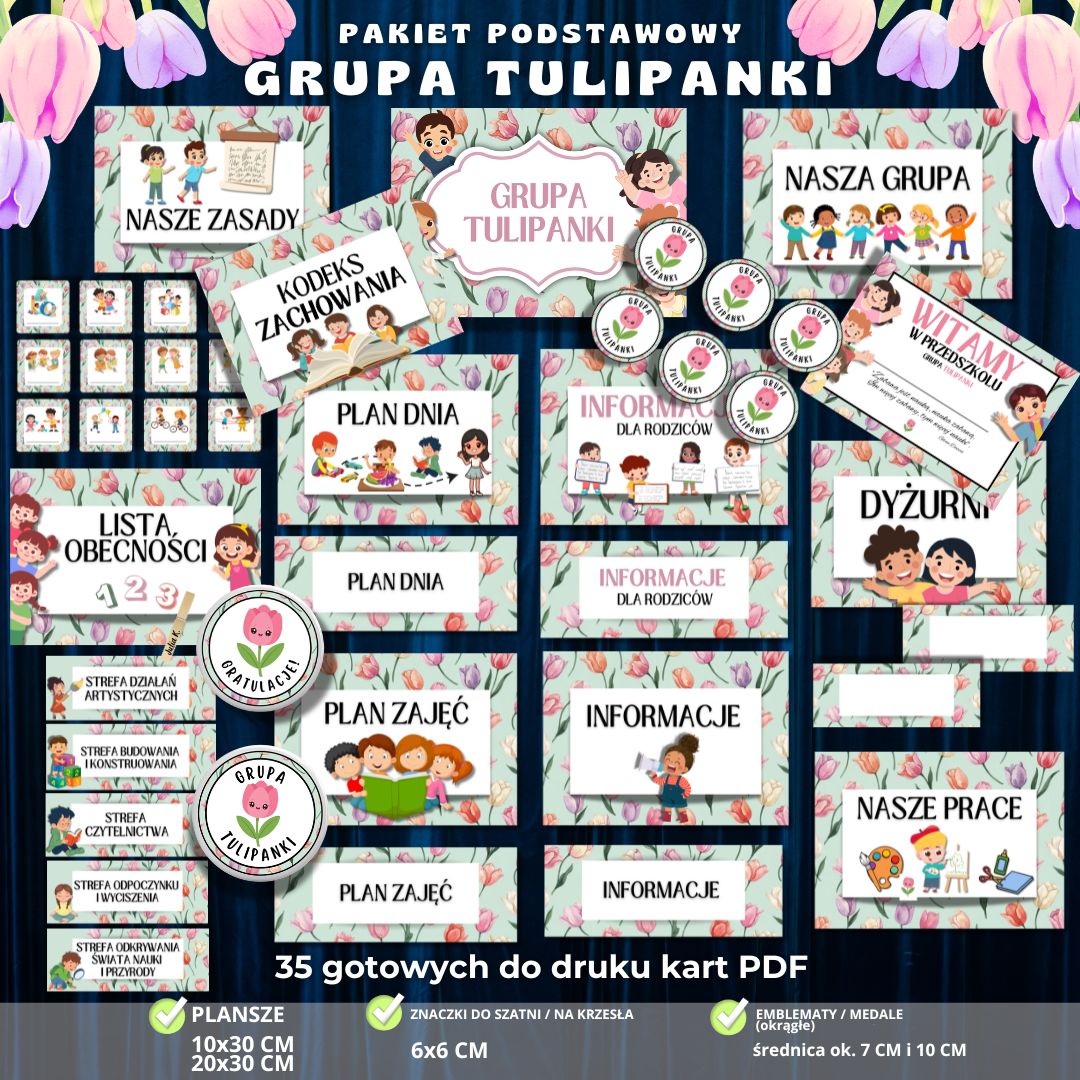 Grupa Tulipanki – pakiet grupowy na start – zestaw 24 elementów PDF (3)