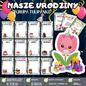 Kalendarz urodzinowy dla grupy “TULIPANKI” + dodatki! (3)