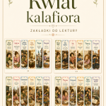 Kwiat kalafiora – zakładki do książek do druku – PDF (24 sztuki)