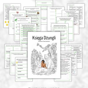 LAPBOOK Księga Dżungli (PDF do druku) karty pracy