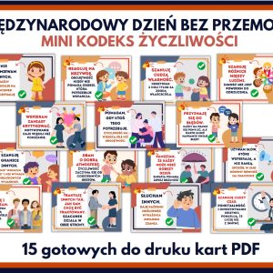 Międzynarodowy Dzień Bez Przemocy (Mini kodeks życzliwości) - gazetka