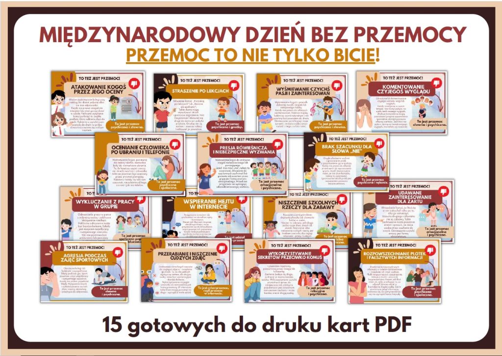 Międzynarodowy Dzień Bez Przemocy (Przemoc to nie tylko bicie!)