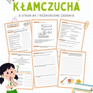 Sprawdzian Kłamczucha – 6 stron A4 (PDF do wydruku)