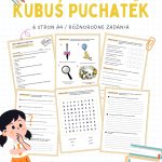 Sprawdzian Kubuś Puchatek – 6 stron A4 (PDF do wydruku)