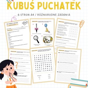 Sprawdzian Kubuś Puchatek – 6 stron A4 (PDF do wydruku)
