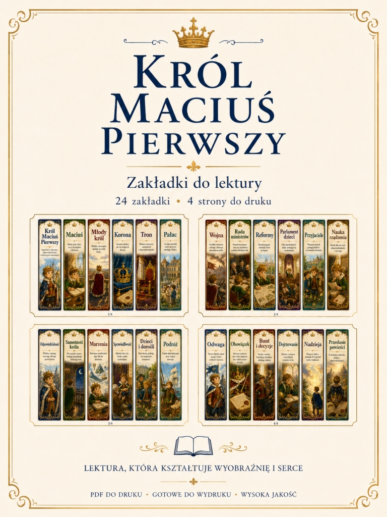 krol-macius-pierwszy-zakladki-do-ksiazek-do-druku-pdf-24-sztuki