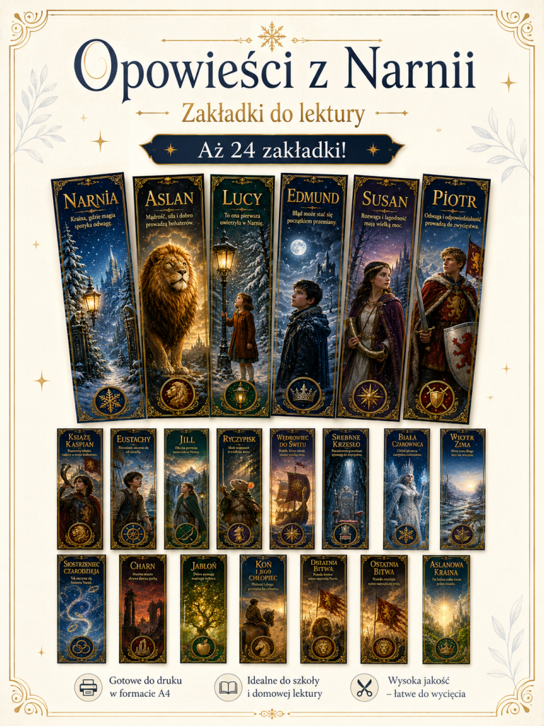 opowiesci-z-narnii-zakladki-do-ksiazek-do-druku-pdf-24-sztuki