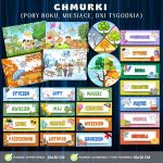 Grupa Chmurki (pory roku, miesiące, dni tygodnia) – 25 plansz (1)