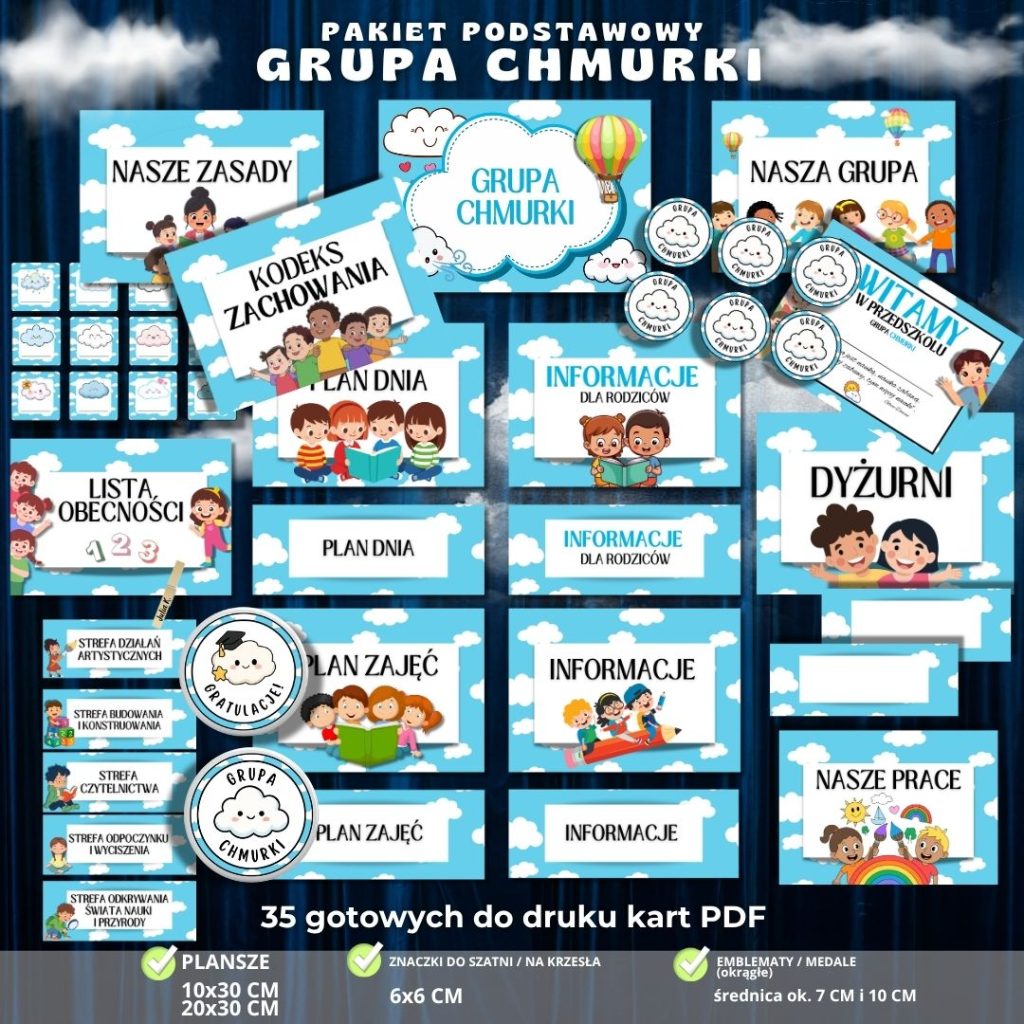 Grupa Chmurki – pakiet podstawowy na start – zestaw 24 elementów PDF (4)