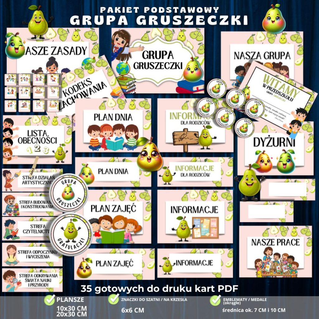 Grupa Gruszeczki – pakiet grupowy na start – zestaw 24 elementów PDF (1)