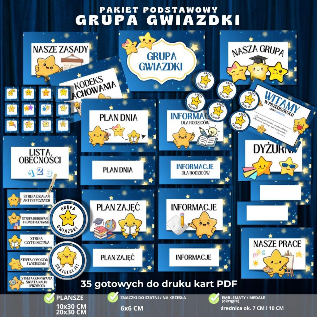 Grupa Gwiazdki – pakiet grupowy na start – zestaw 24 elementów PDF (1)
