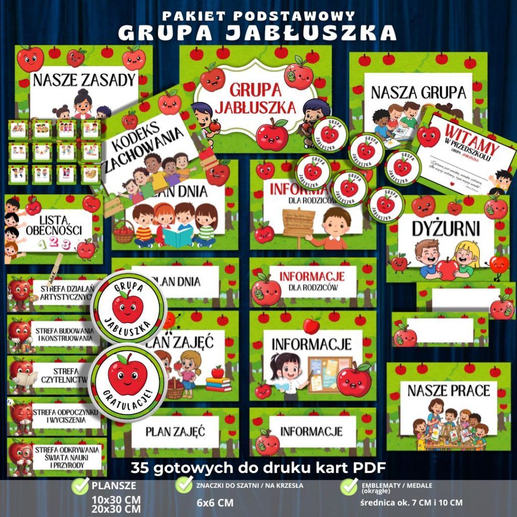 Grupa Jabłuszka – pakiet grupowy na start – zestaw 24 elementów PDF (1)