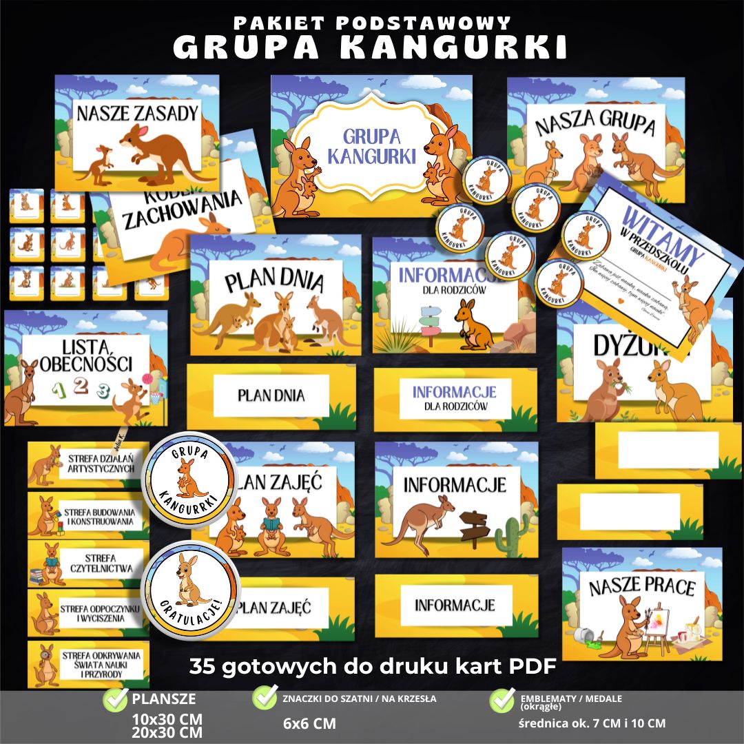 Grupa Kangurki – pakiet grupowy na start – zestaw 24 elementów PDF (4)